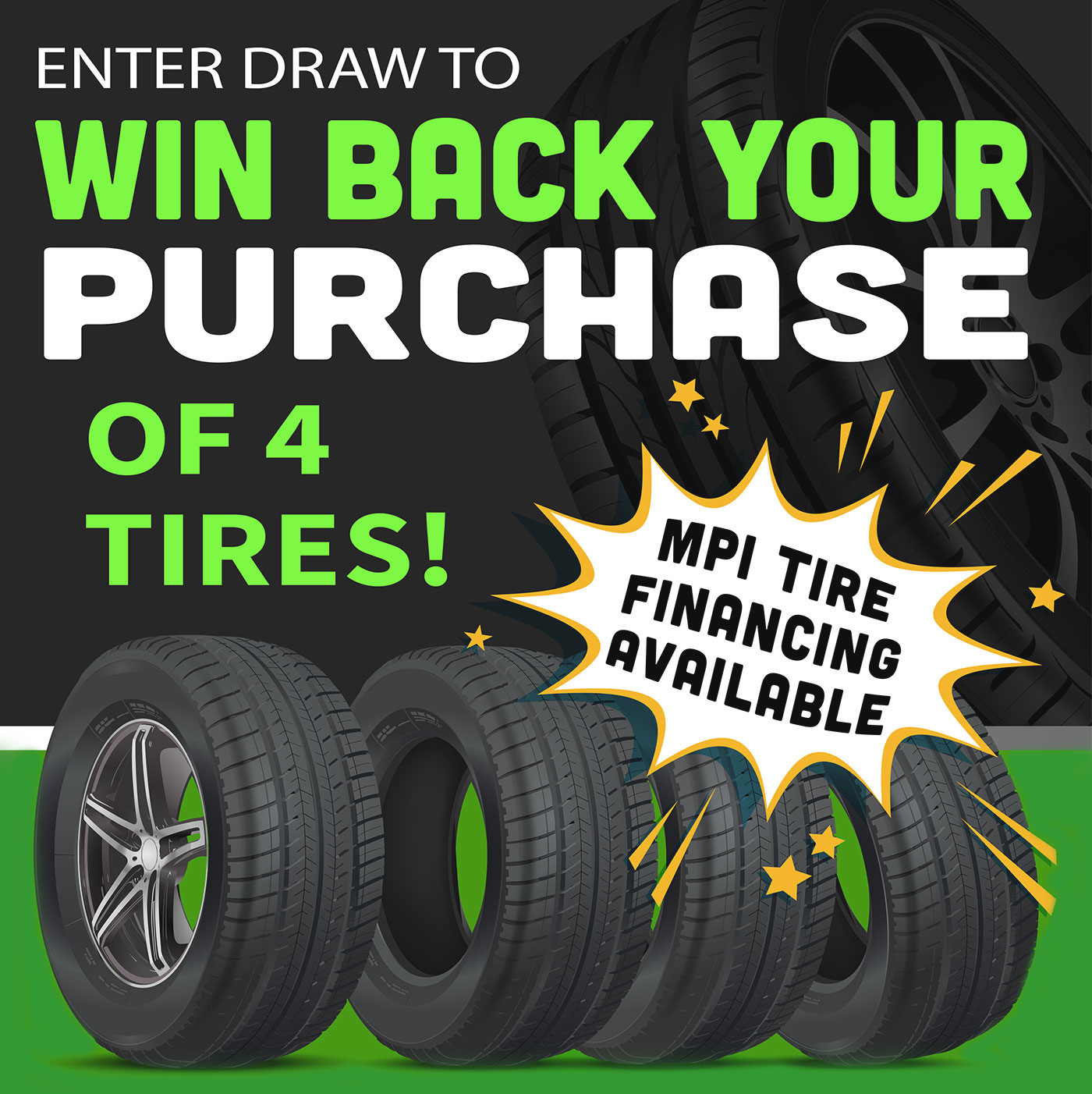Enter to WIN back your Purchase